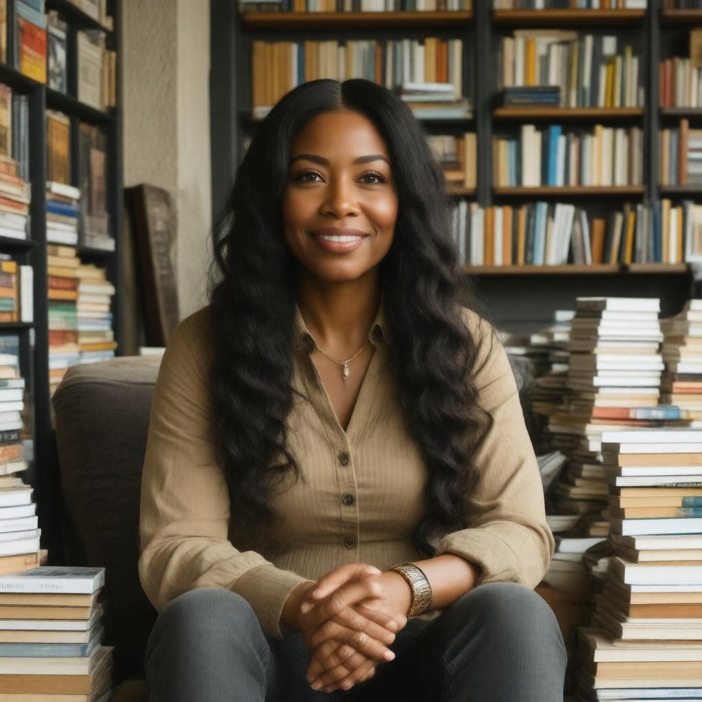 Click to view larger image AI-created image of Ilyasah Shabazz