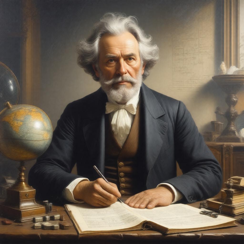 AI-created image of Immanuel Gauss