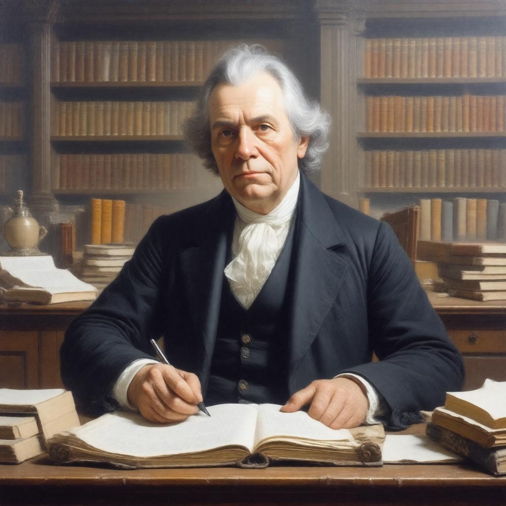 AI-created image of Immanuel Hegel