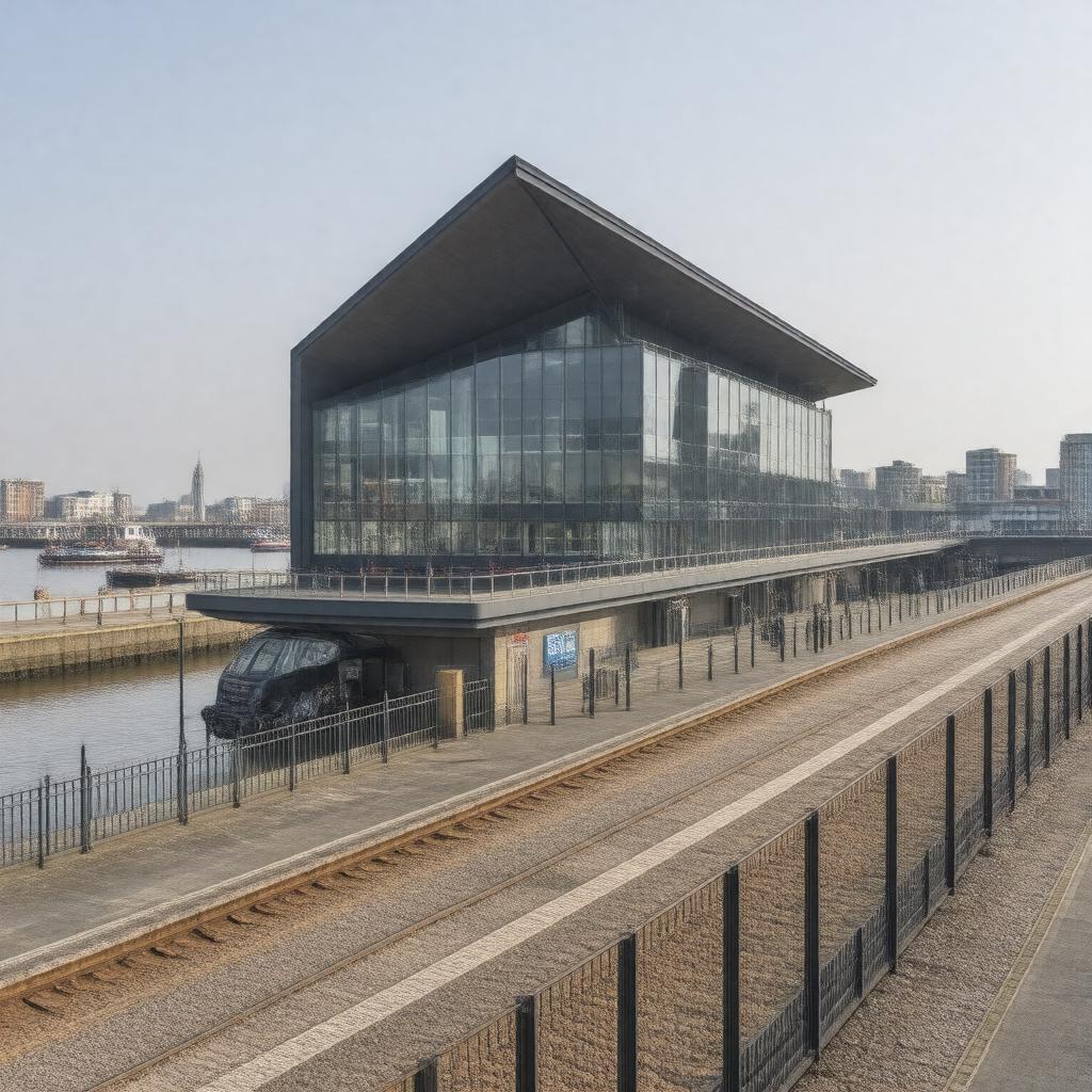 Click to view larger image AI-created image of Imperial Wharf