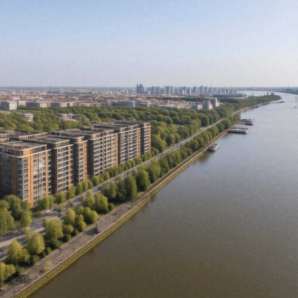 AI-created image of Imperial Wharf, London