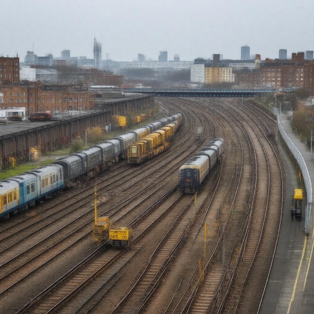 AI-created image of Imperial Wharf Sidings