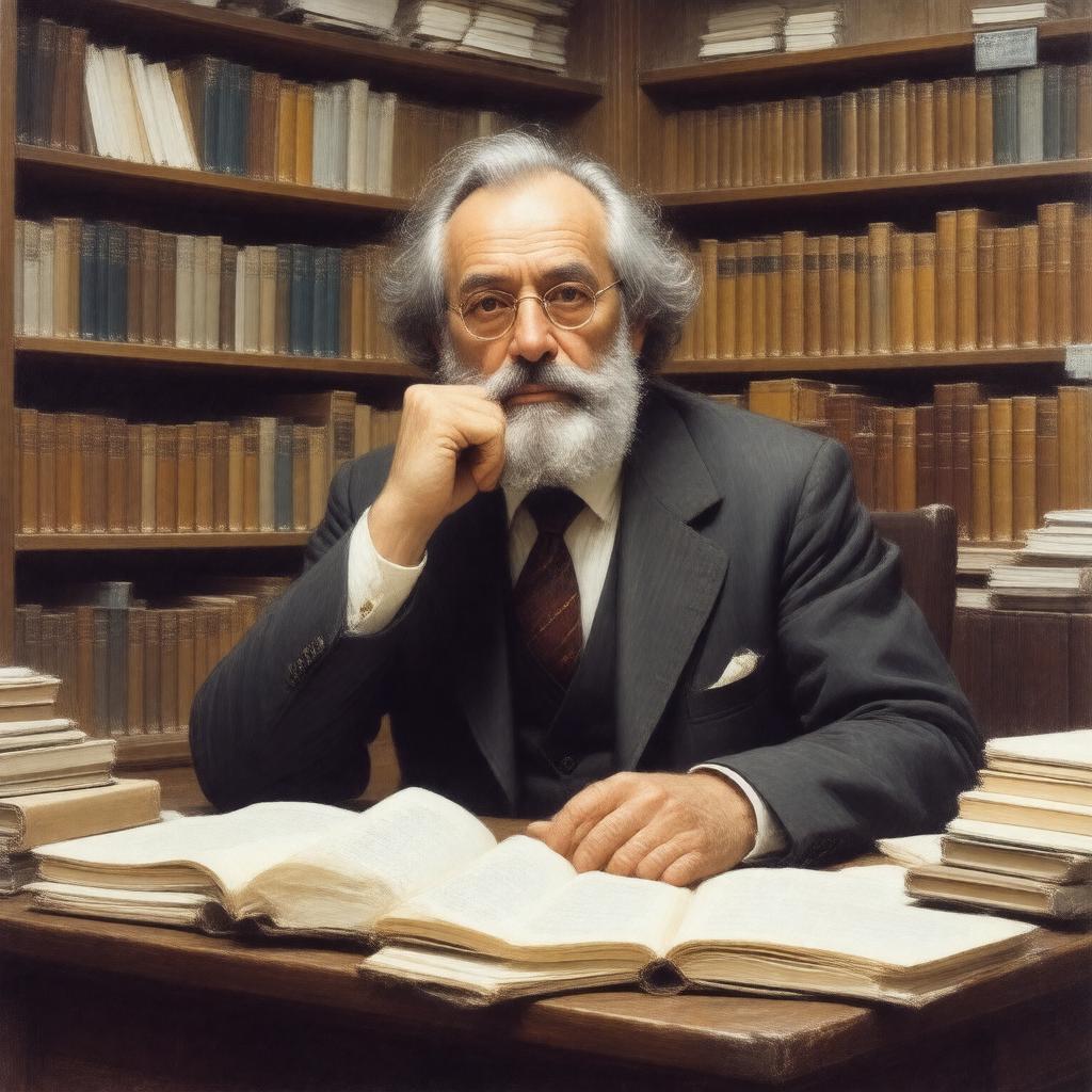 AI-created image of Imre Lakatos