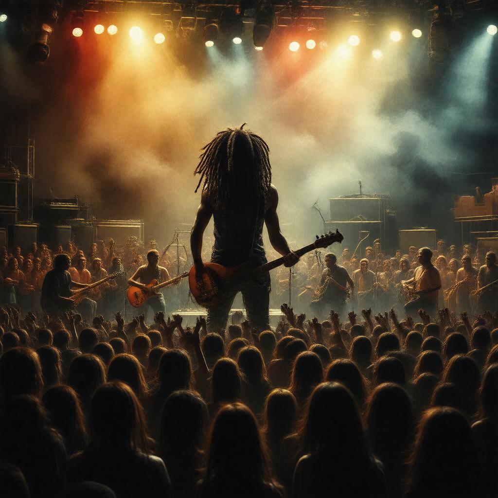 Click to view larger image AI-created image of In Concert with the Dub Band