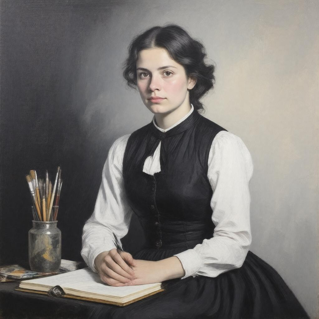 AI-created image of Ina Loewi