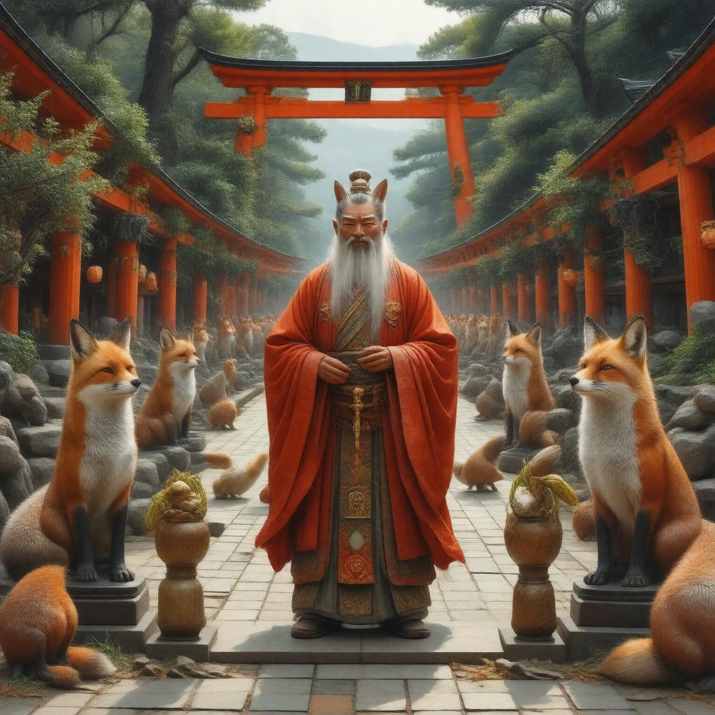 AI-created image of Inari