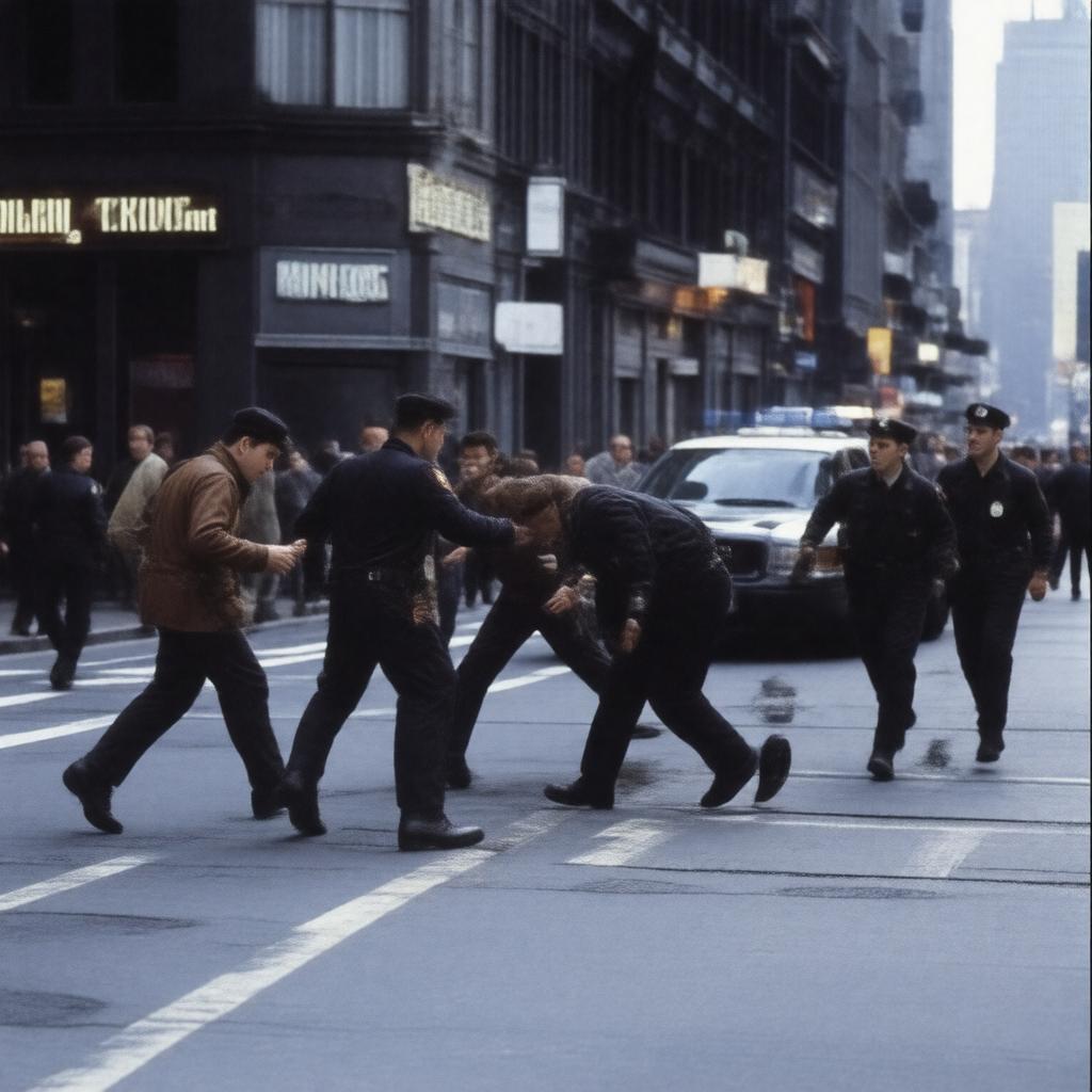 Click to view larger image AI-created image of Incident on King Street