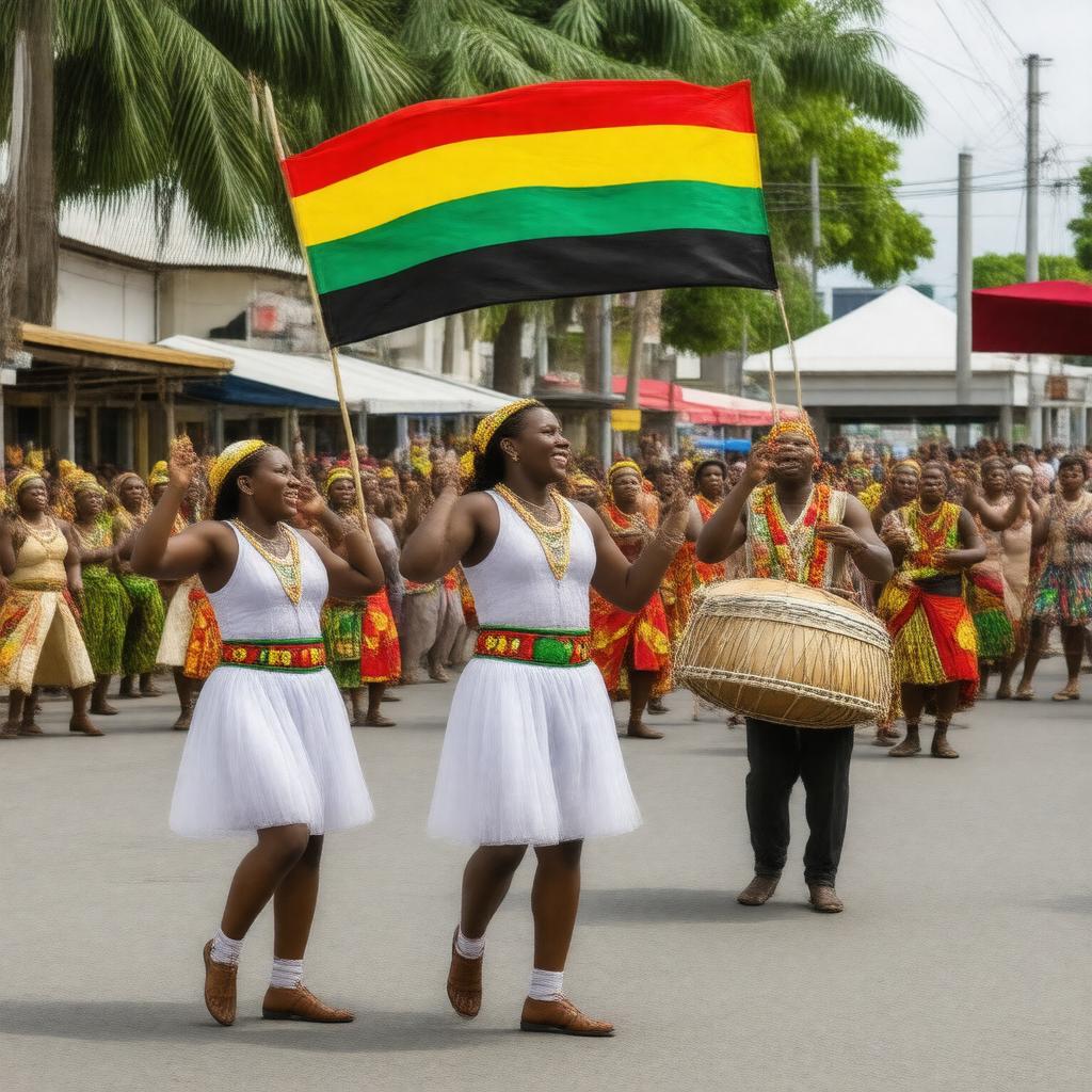 Click to view larger image AI-created image of Independence Day (25 November)