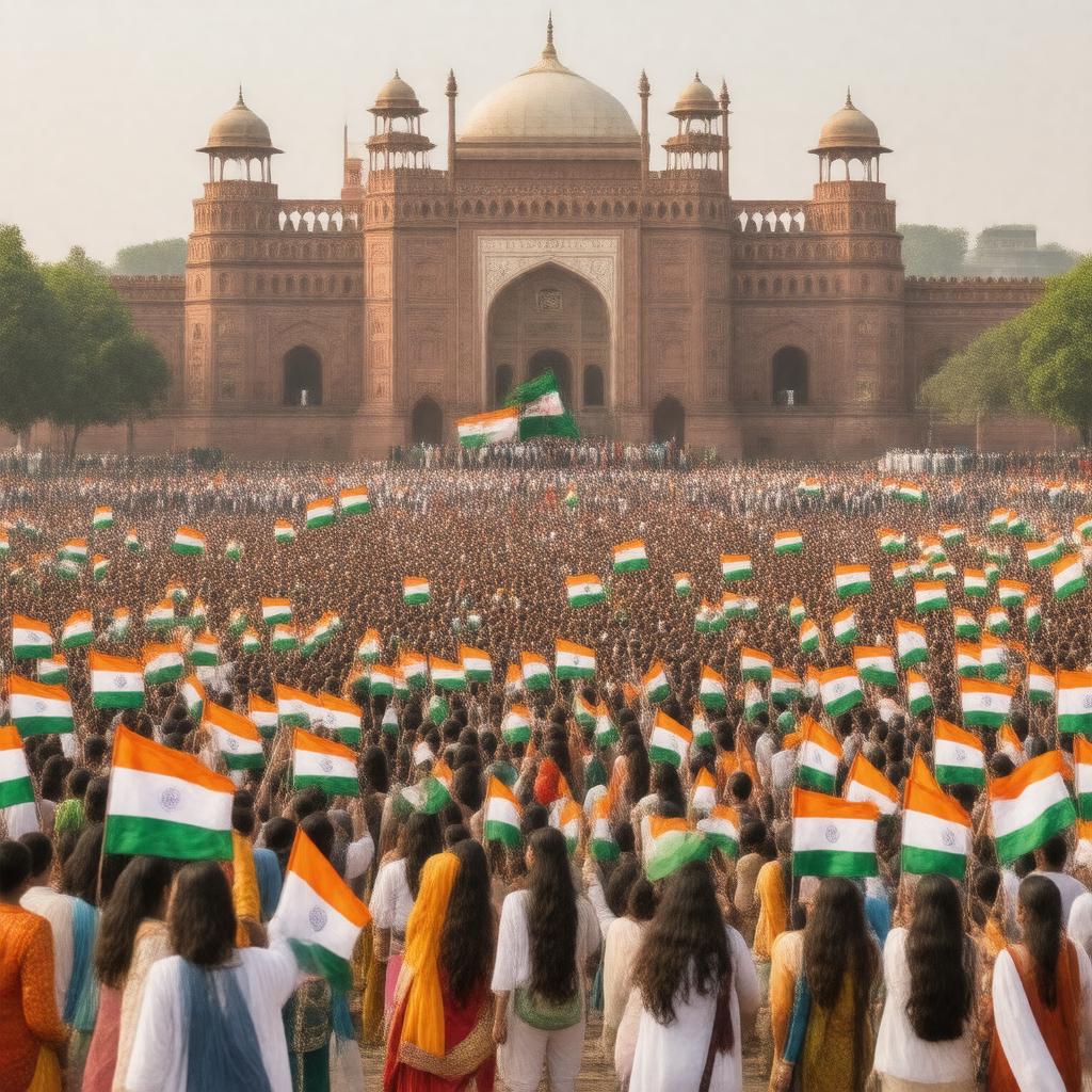 AI-created image of Independence Day (India)