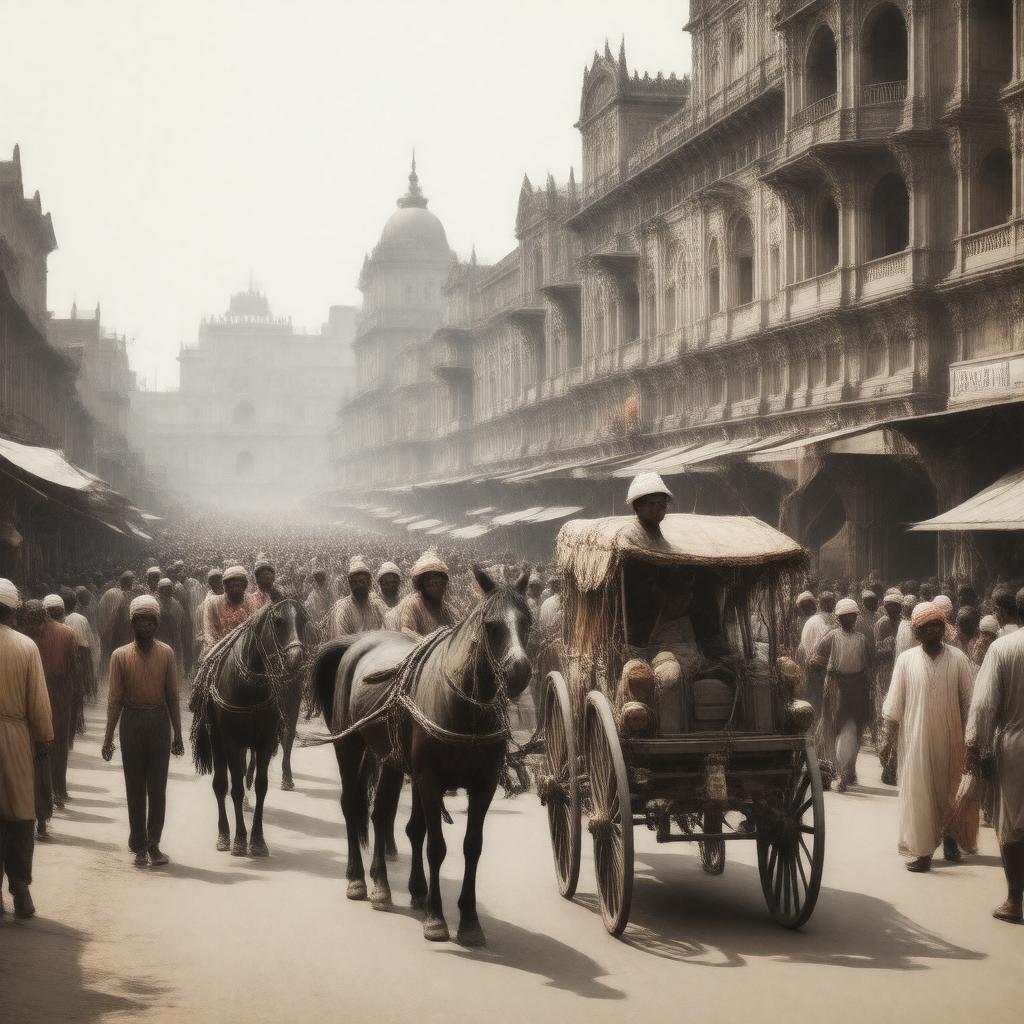 AI-created image of India (1847–1851)