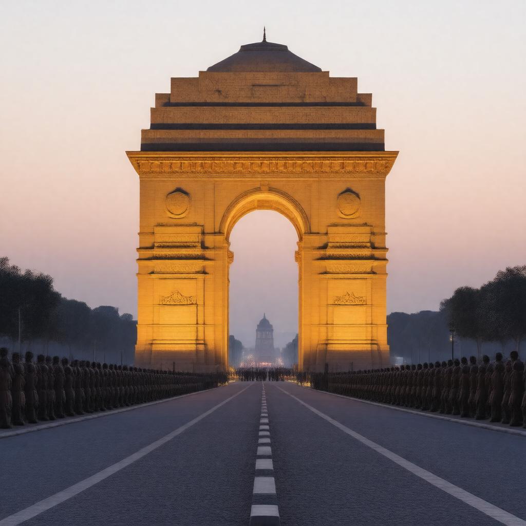 AI-created image of India Gate