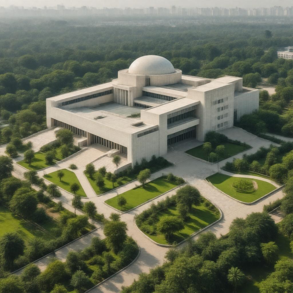 Click to view larger image AI-created image of India International Centre