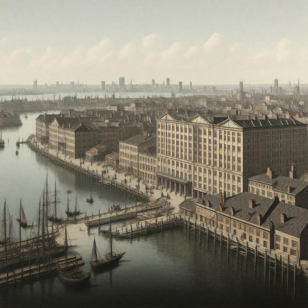 AI-created image of India Wharf