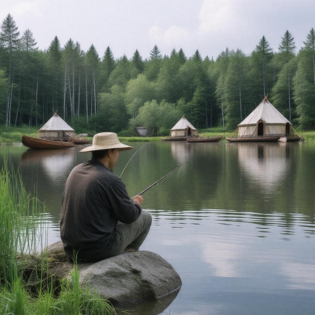 AI-created image of Indian Camp