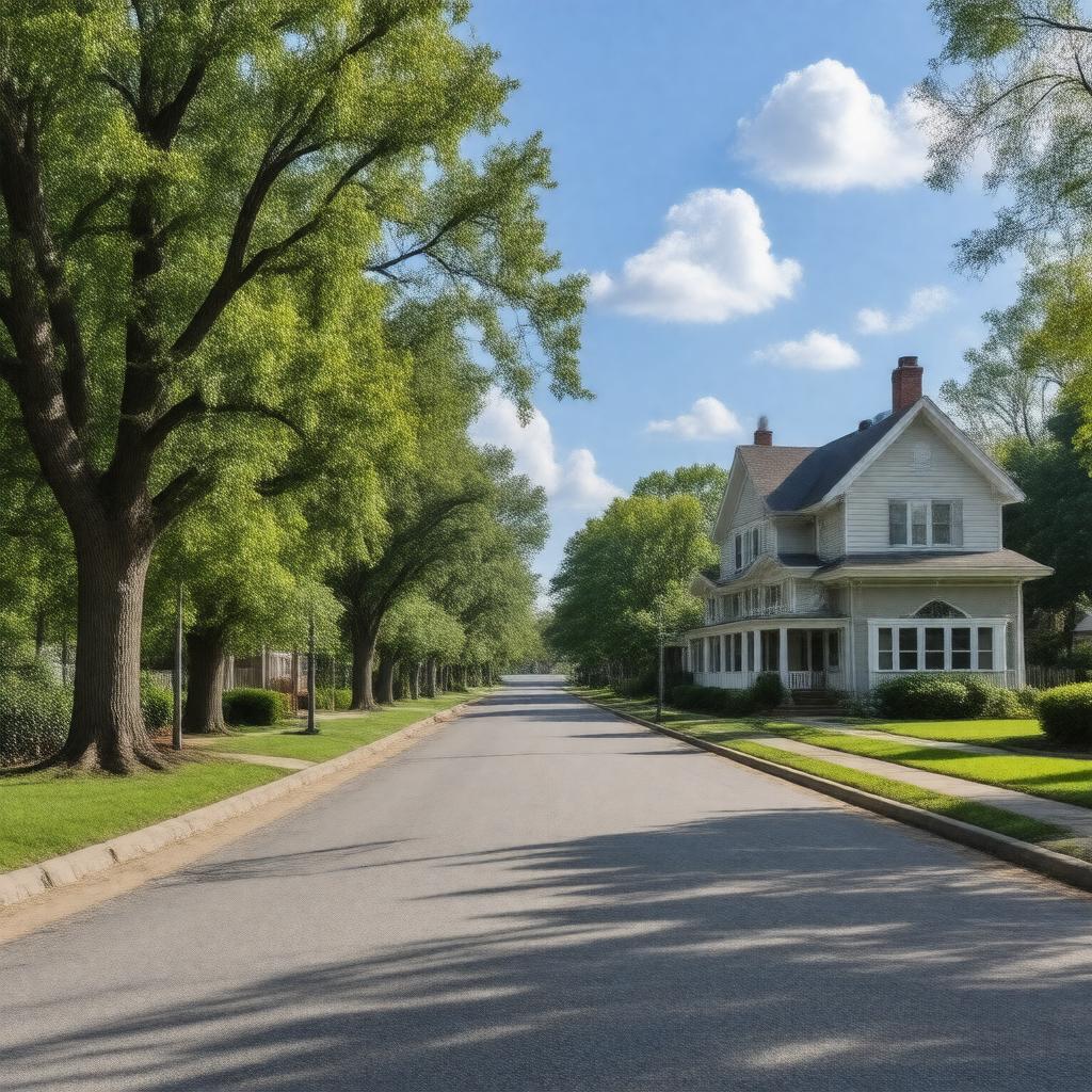 AI-created image of Indian Hill, Illinois