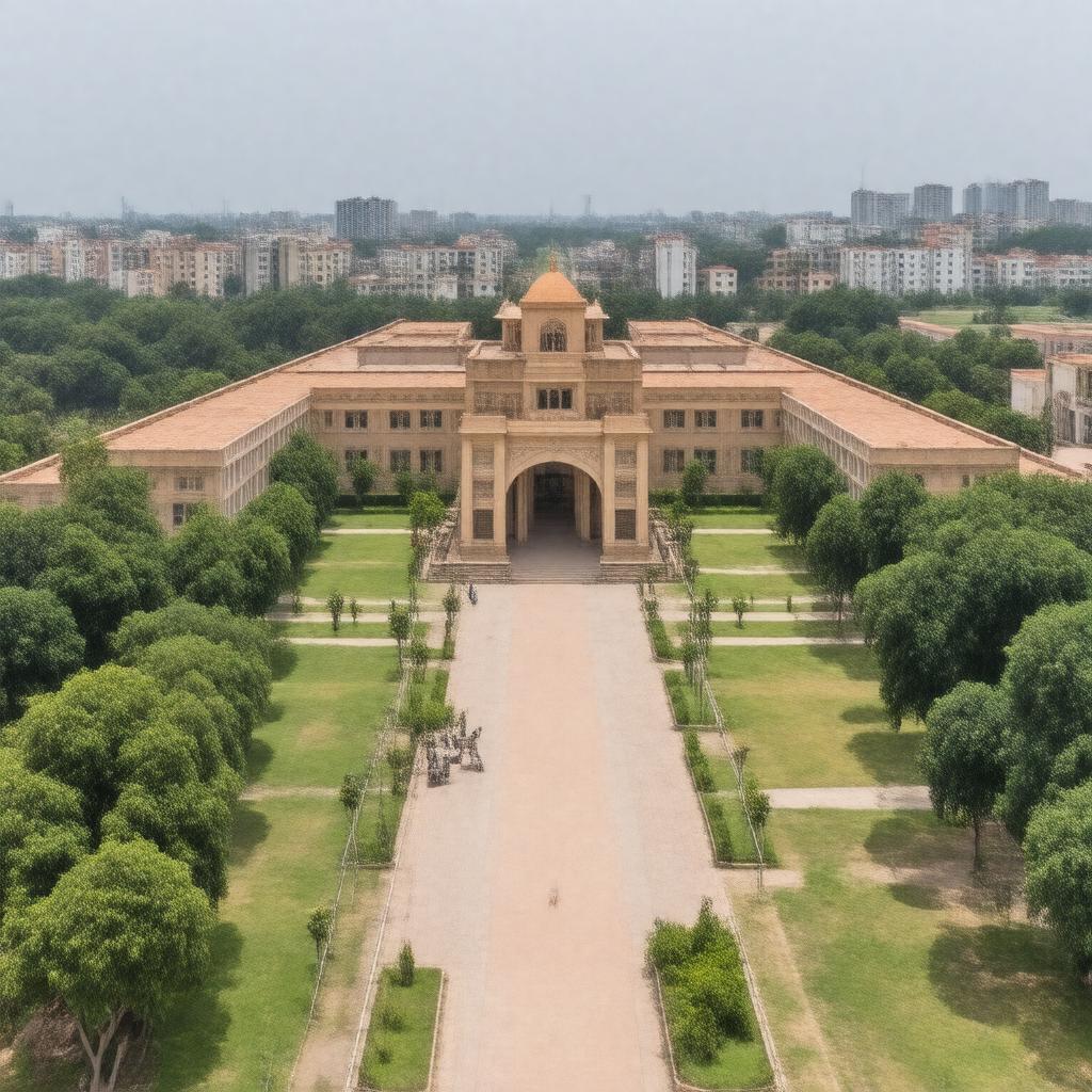 Click to view larger image AI-created image of Indian Institute of Information Technology, Allahabad