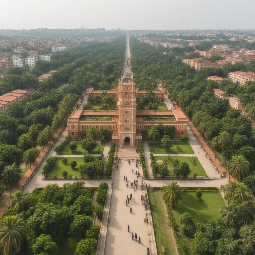 AI-created image of Indian Institute of Technology, BHU
