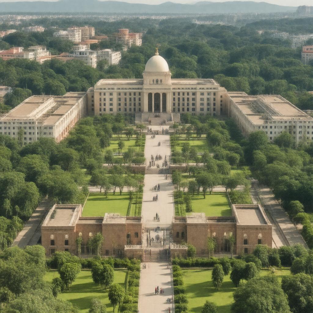 AI-created image of Indian Institute of Technology Kanpur