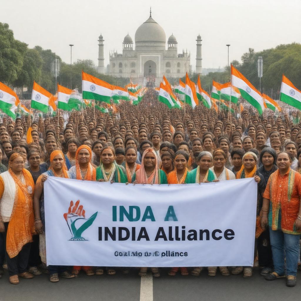 AI-created image of Indian National Developmental Inclusive Alliance