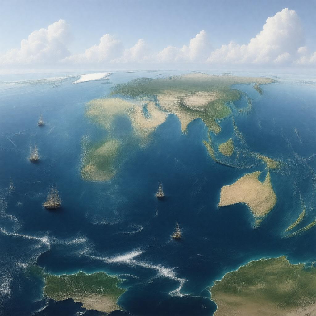 AI-created image of Indian Ocean