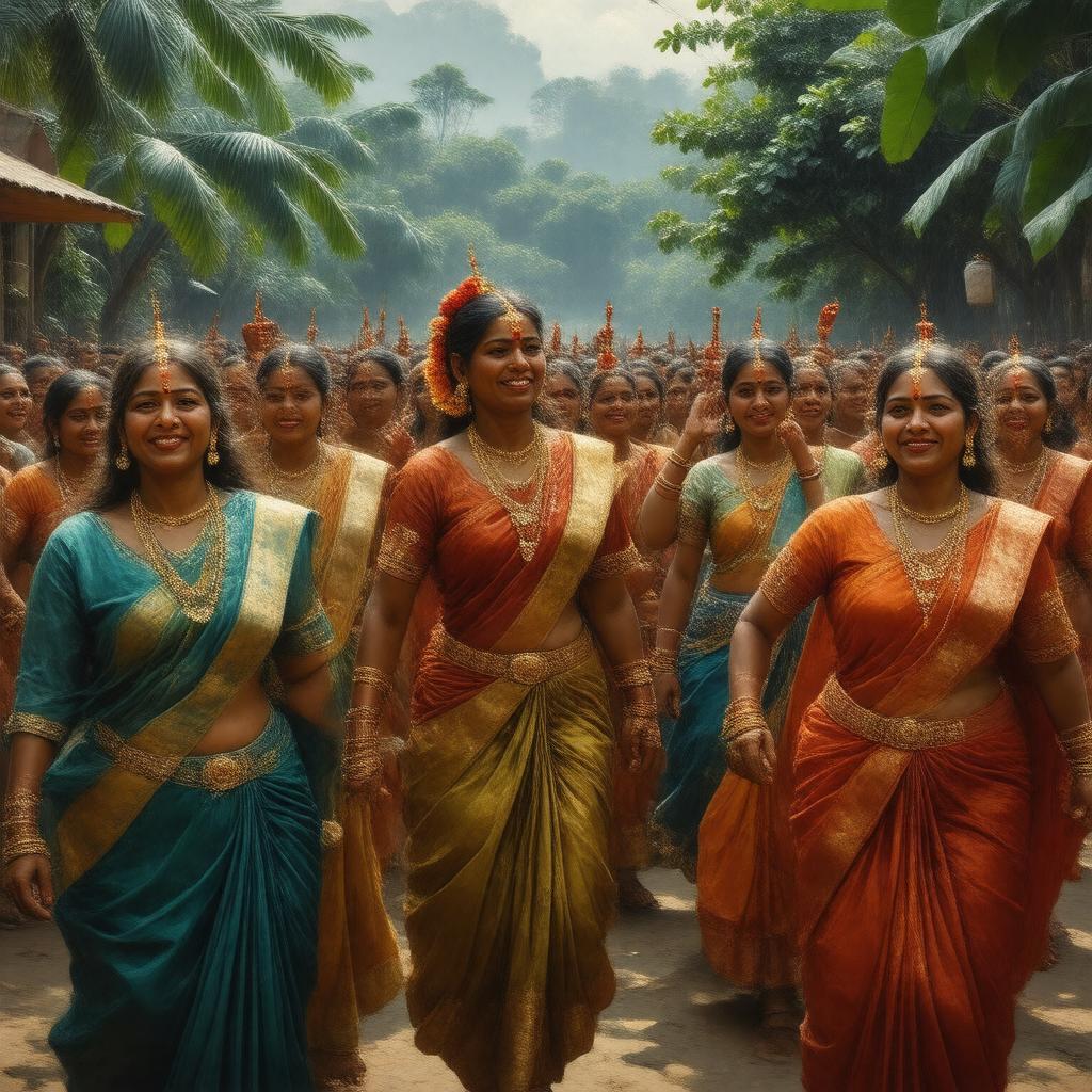 AI-created image of Indian Tamils