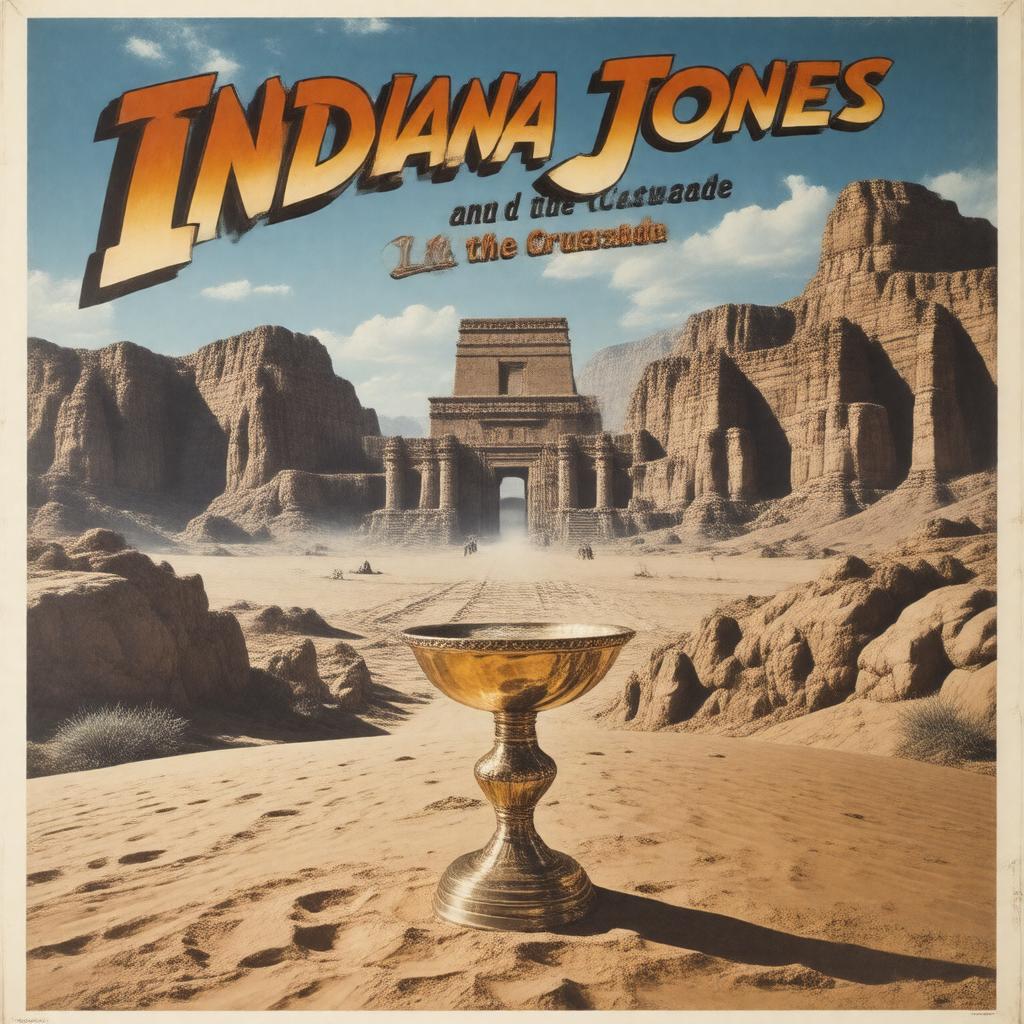 Click to view larger image AI-created image of Indiana Jones and the Last Crusade