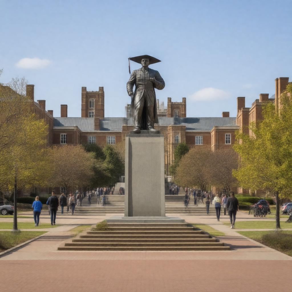 AI-created image of Indiana State University