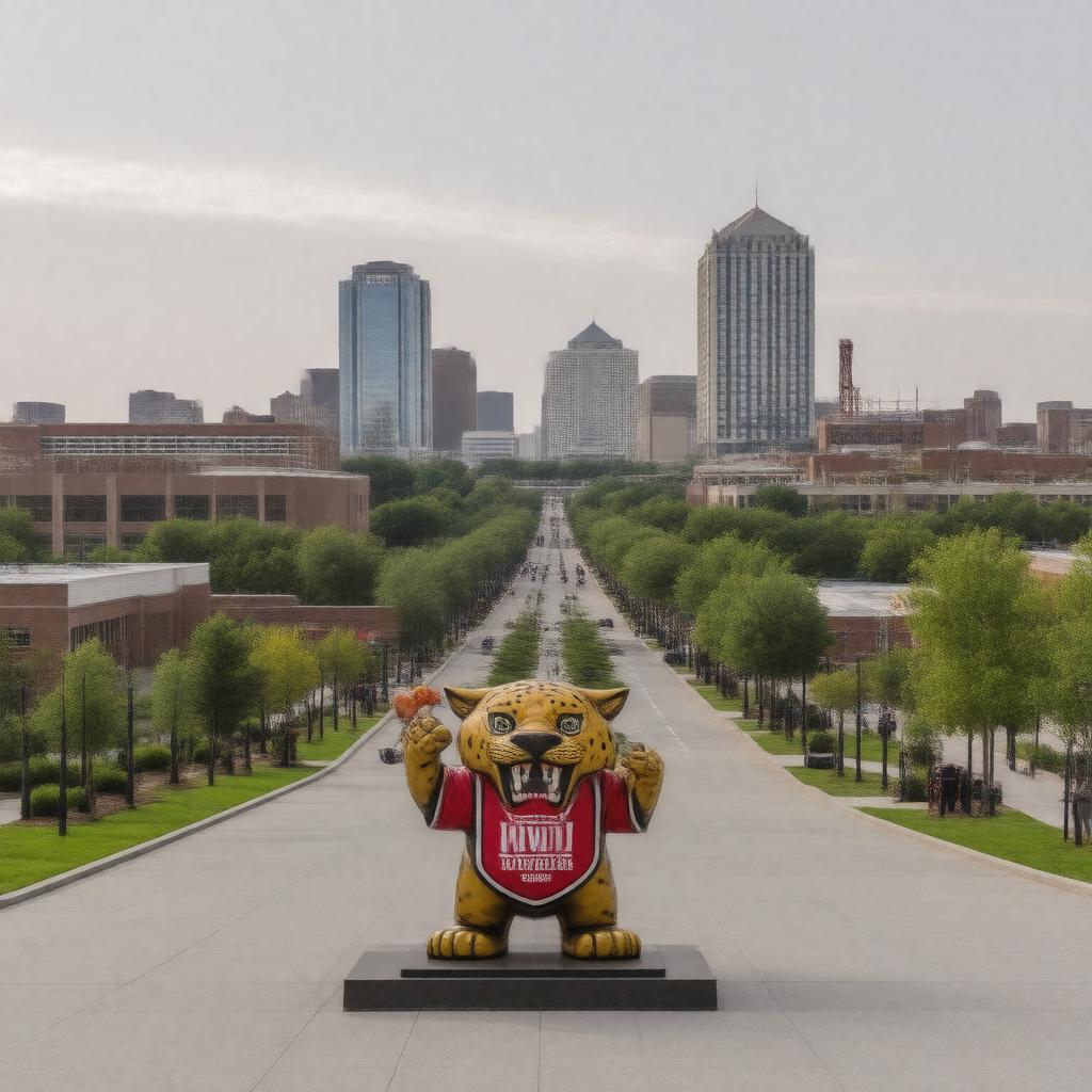 AI-created image of Indiana University–Purdue University Indianapolis