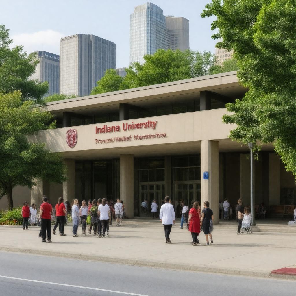 AI-created image of Indiana University School of Medicine