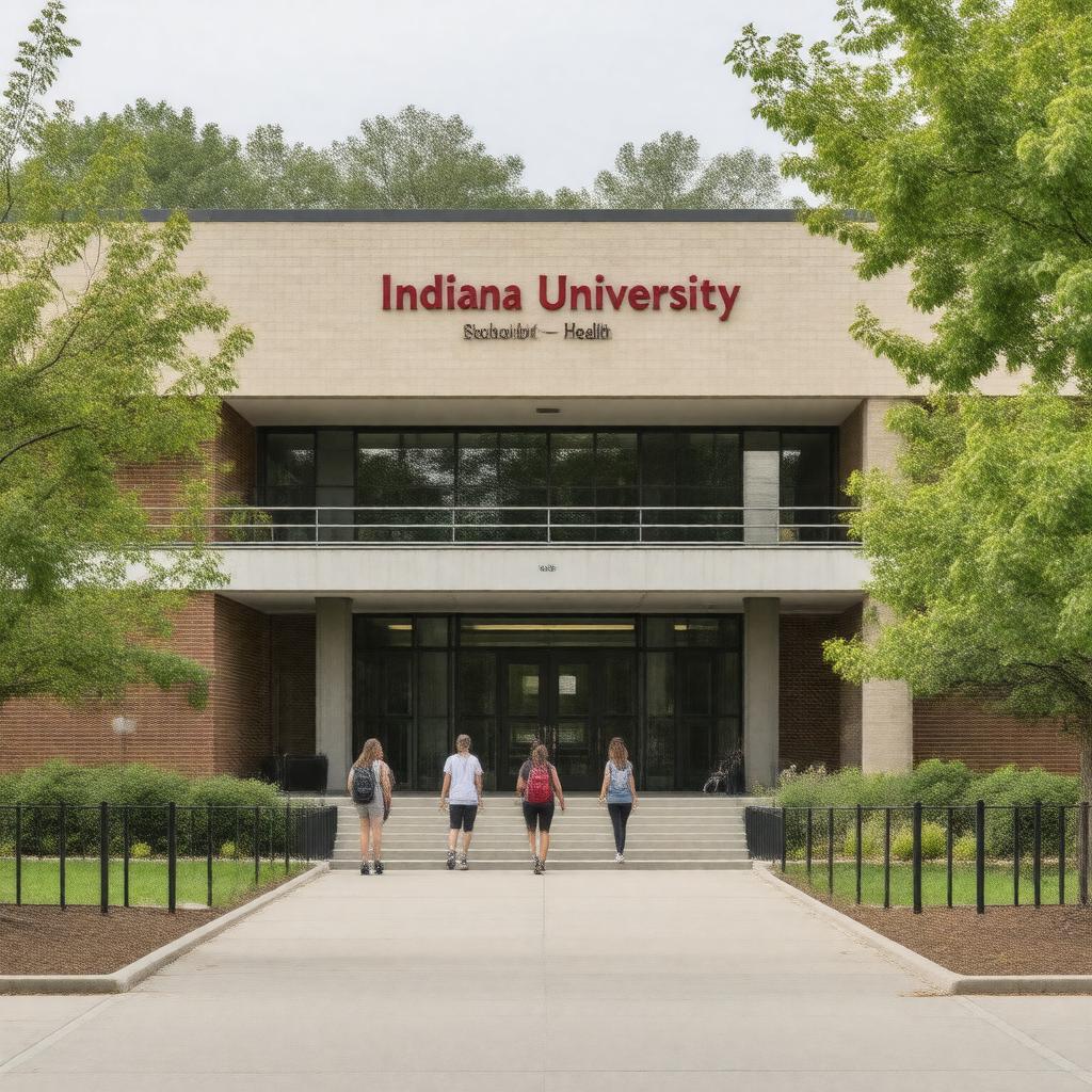 Click to view larger image AI-created image of Indiana University School of Public Health-Bloomington