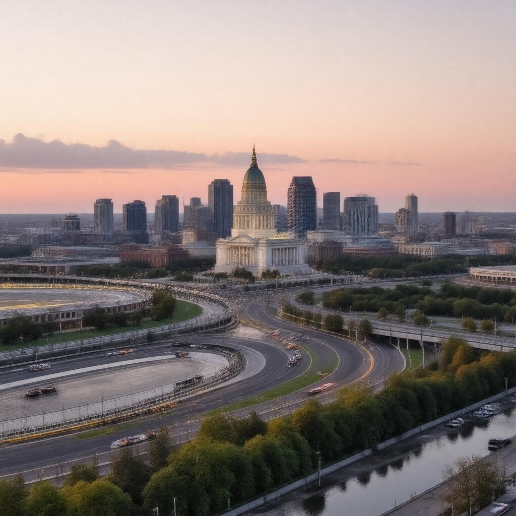 AI-created image of Indianapolis, Indiana, United States