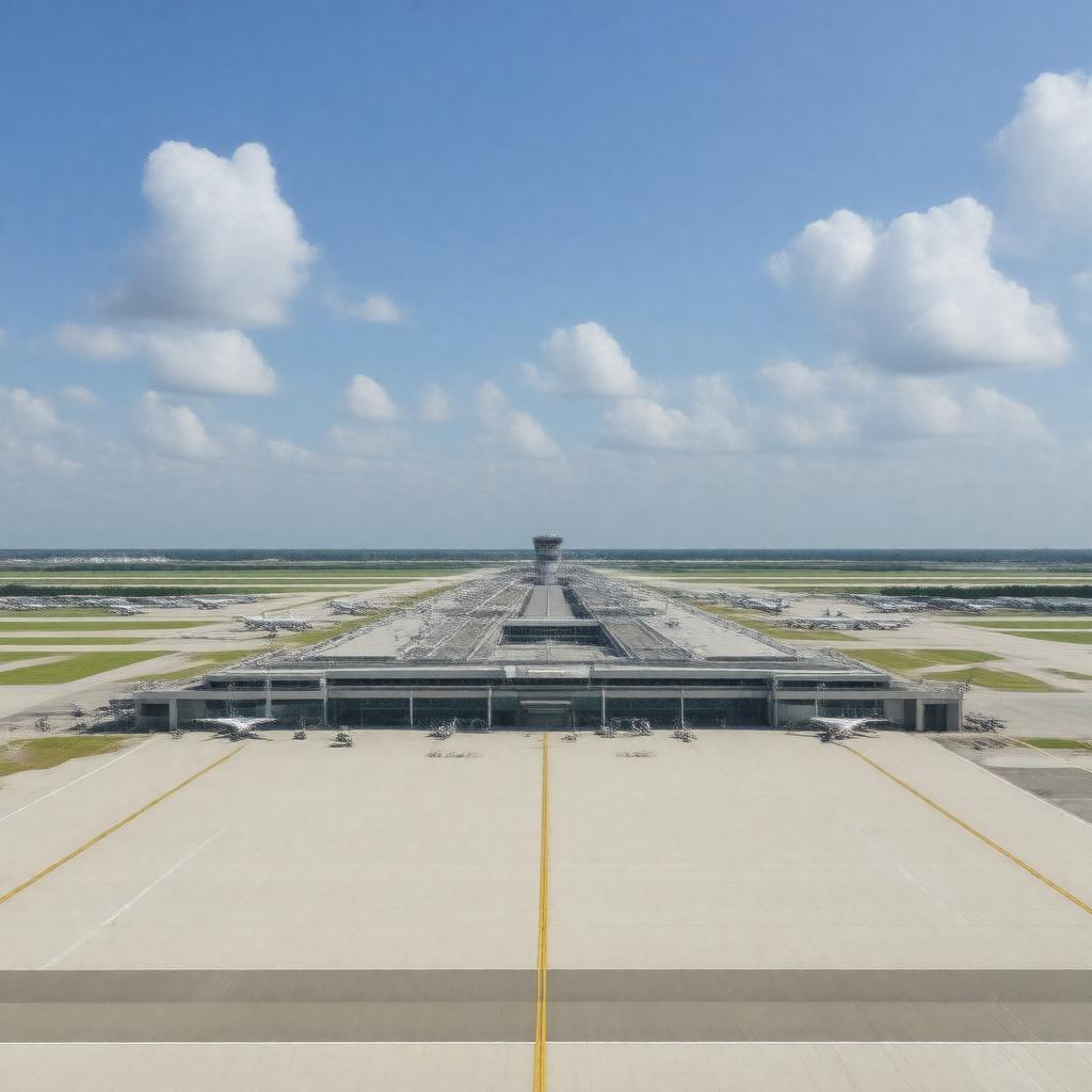 AI-created image of Indianapolis International Airport