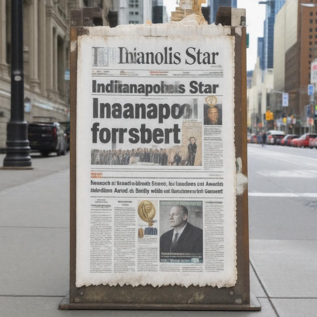 Click to view larger image AI-created image of Indianapolis Star