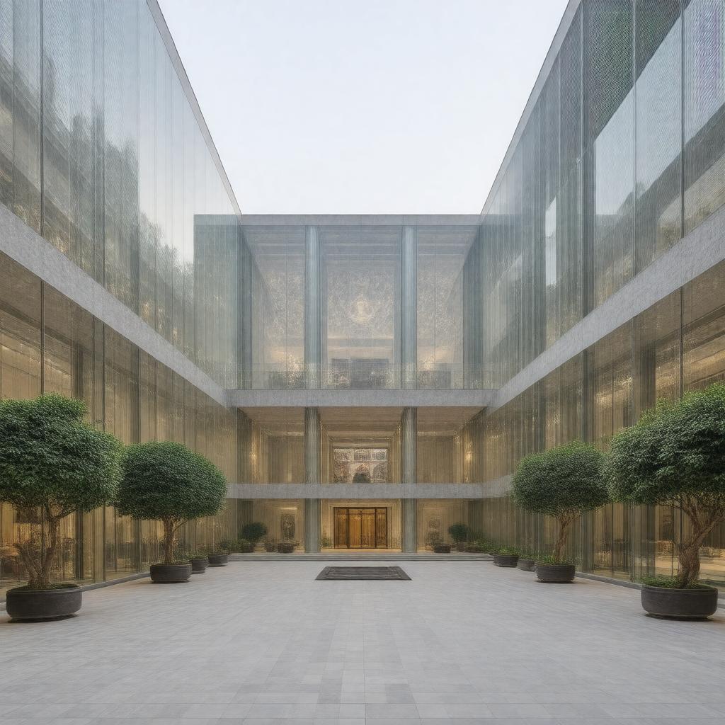 AI-created image of Indira Gandhi National Centre for the Arts