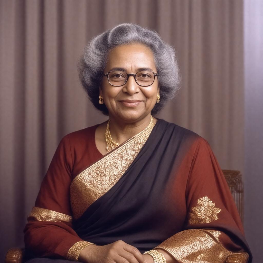 AI-created image of Indira Gandhi