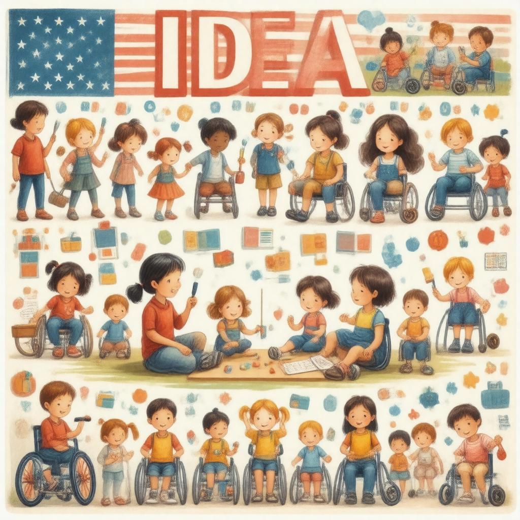 Click to view larger image AI-created image of Individuals with Disabilities Education Act (IDEA)