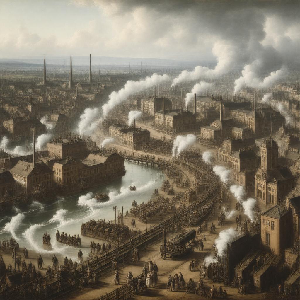 AI-created image of Industrial Revolution