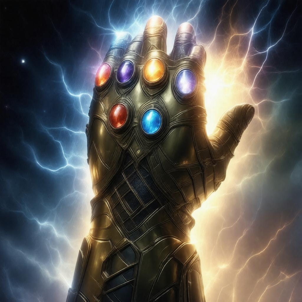 AI-created image of Infinity Gauntlet