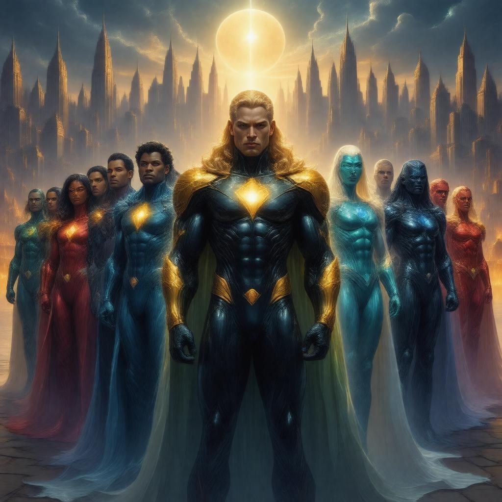 AI-created image of Inhumans