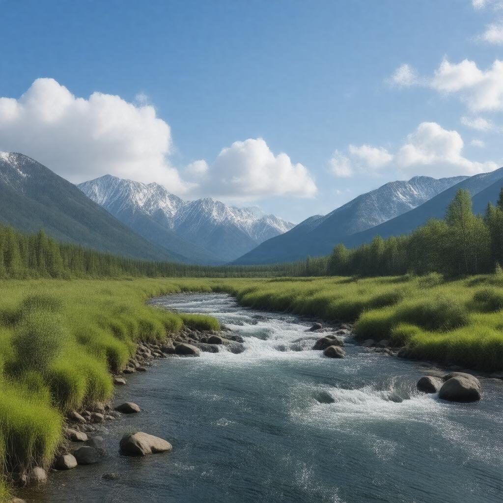 AI-created image of Innoko River