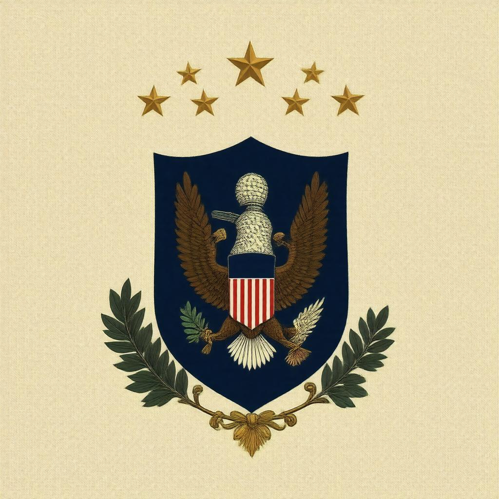 Click to view larger image AI-created image of Insignia of the United States Senate