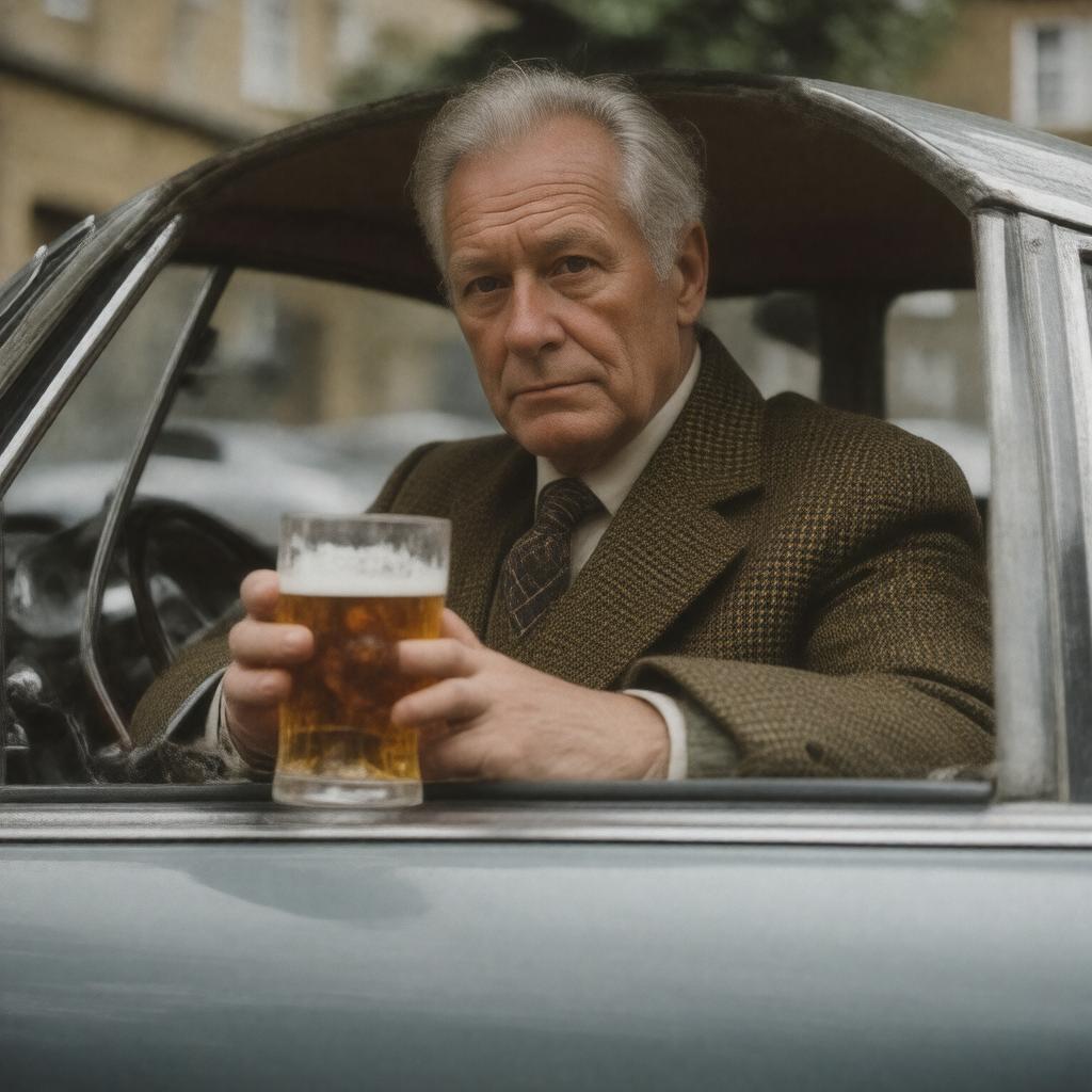 AI-created image of Inspector Morse