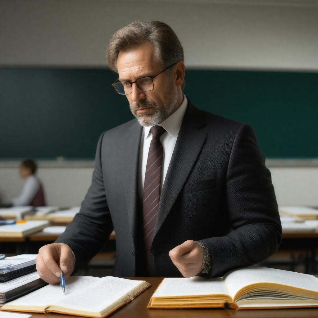 Click to view larger image AI-created image of Inspector of Schools