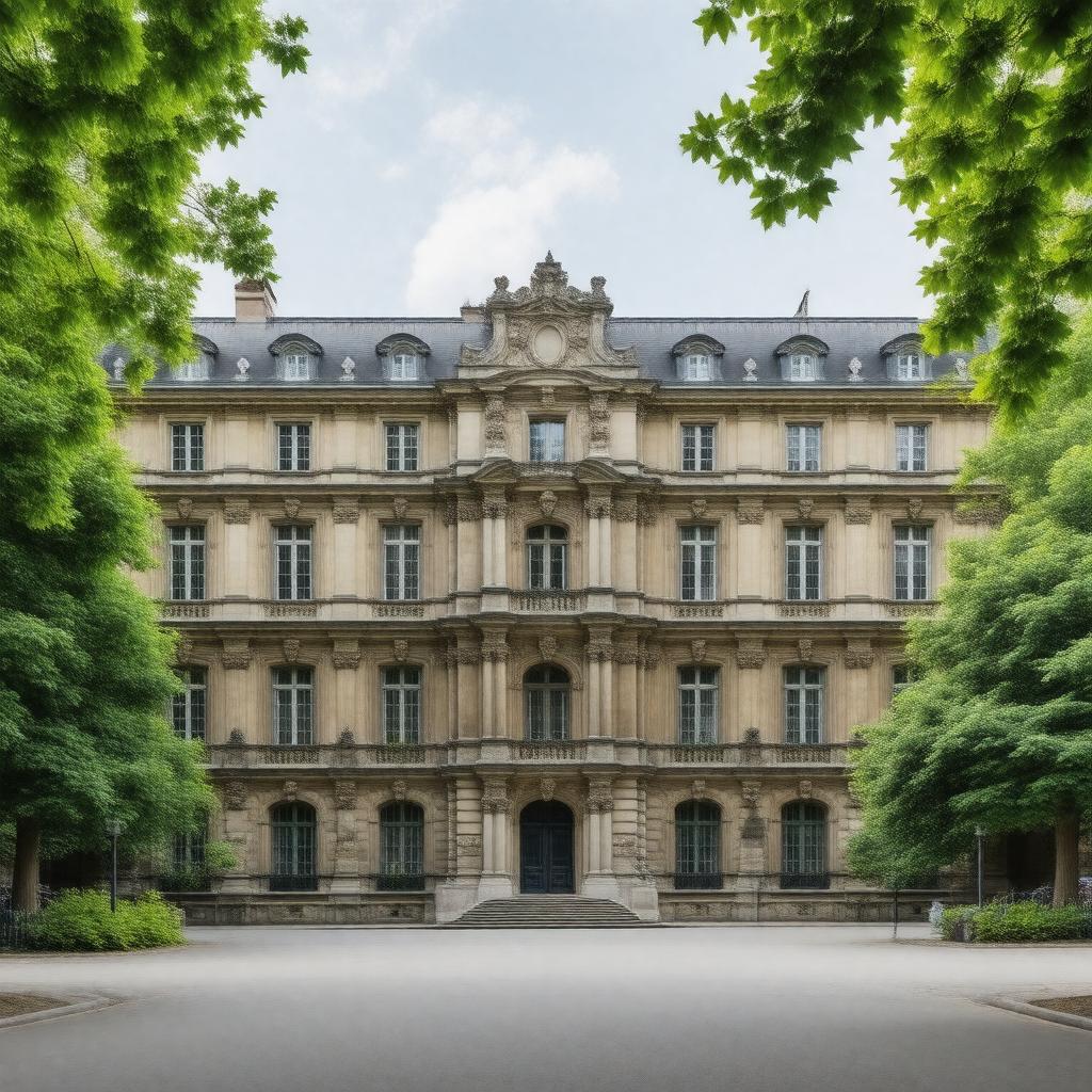 AI-created image of Institut Pasteur, Paris