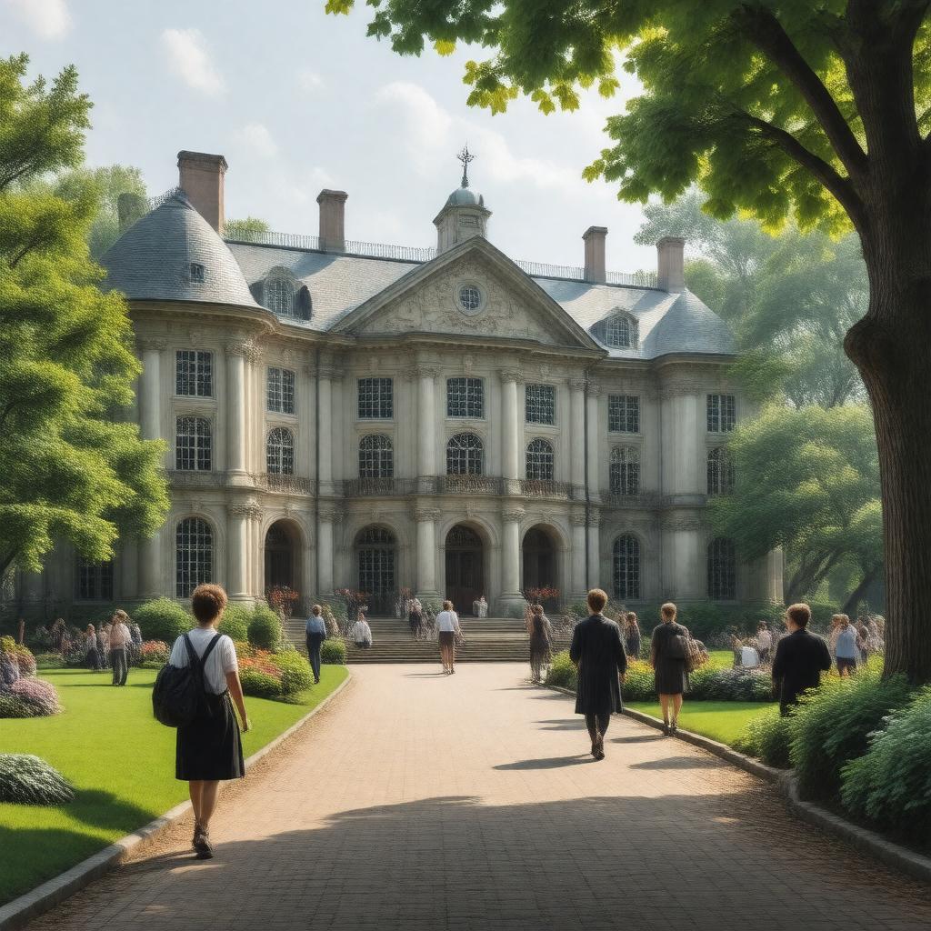 AI-created image of Institute for Advanced Study