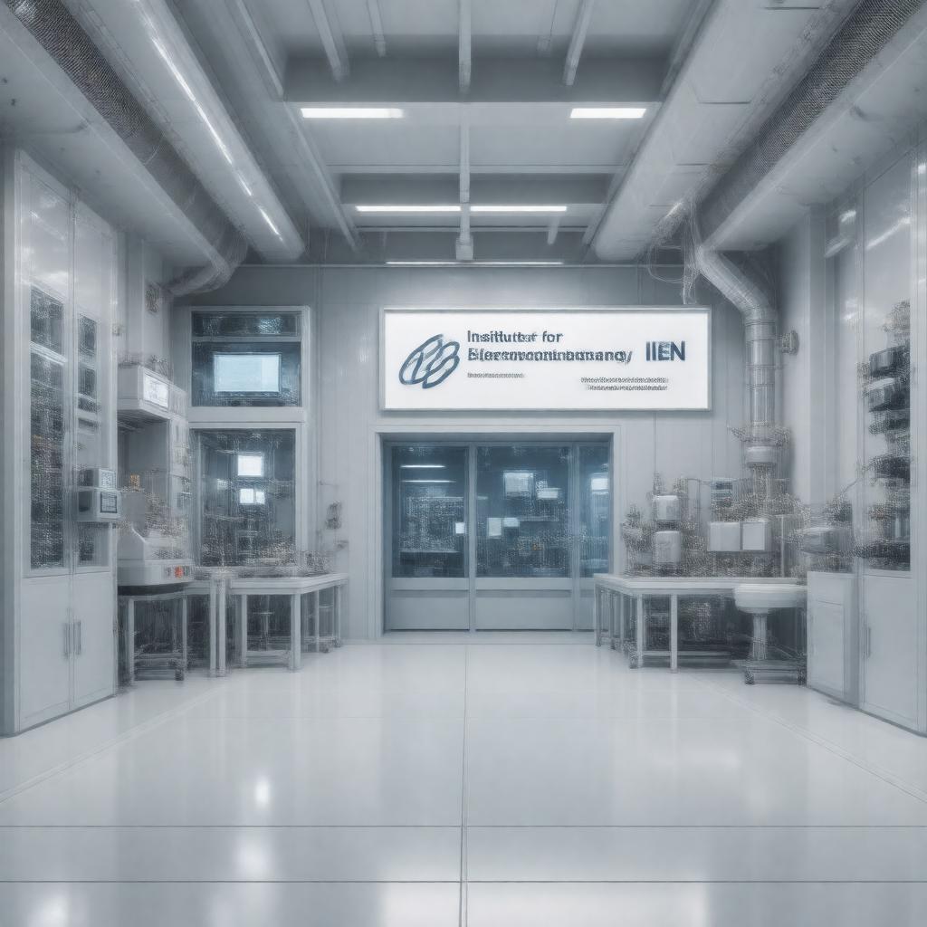 Click to view larger image AI-created image of Institute for Electronics and Nanotechnology