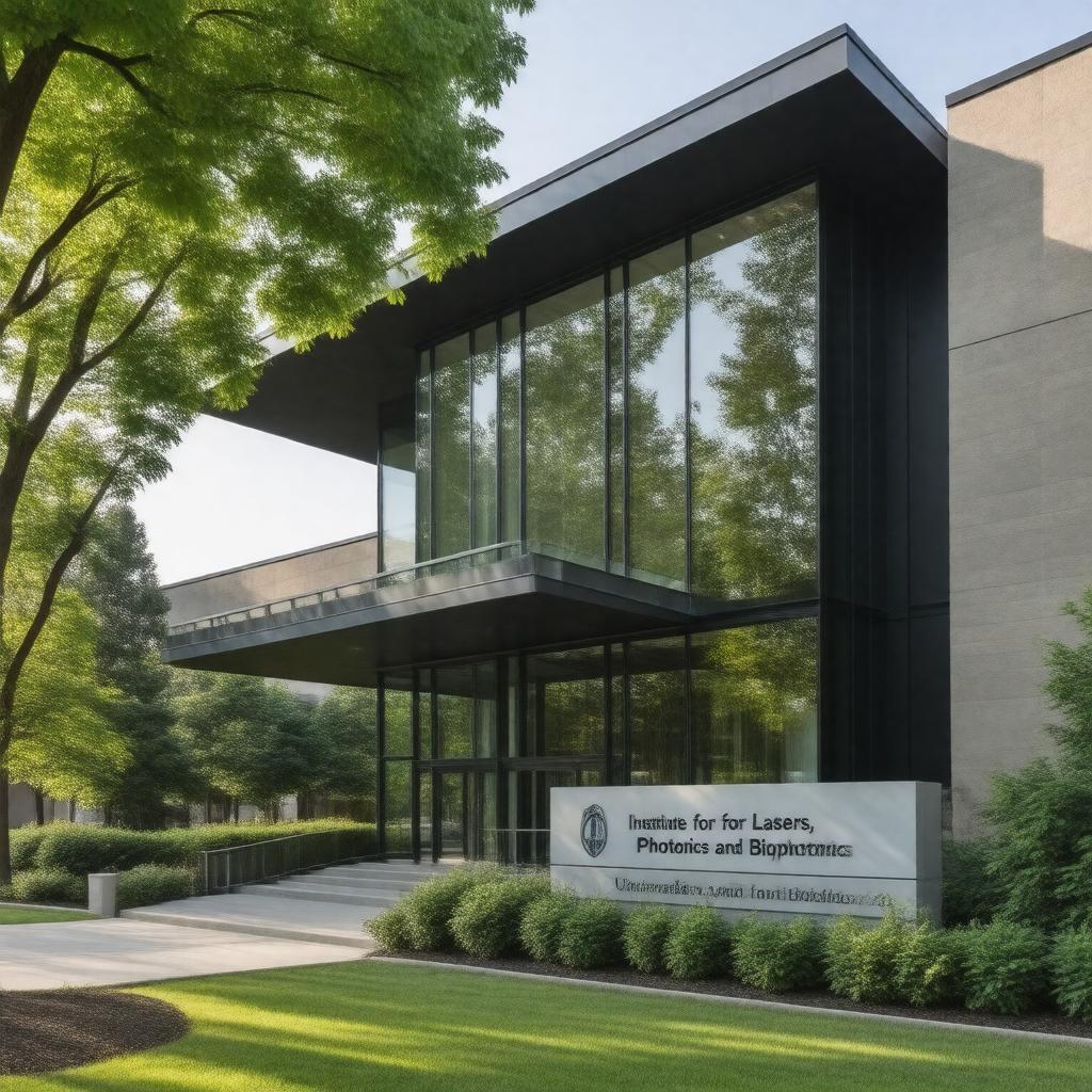 Click to view larger image AI-created image of Institute for Lasers, Photonics and Biophotonics