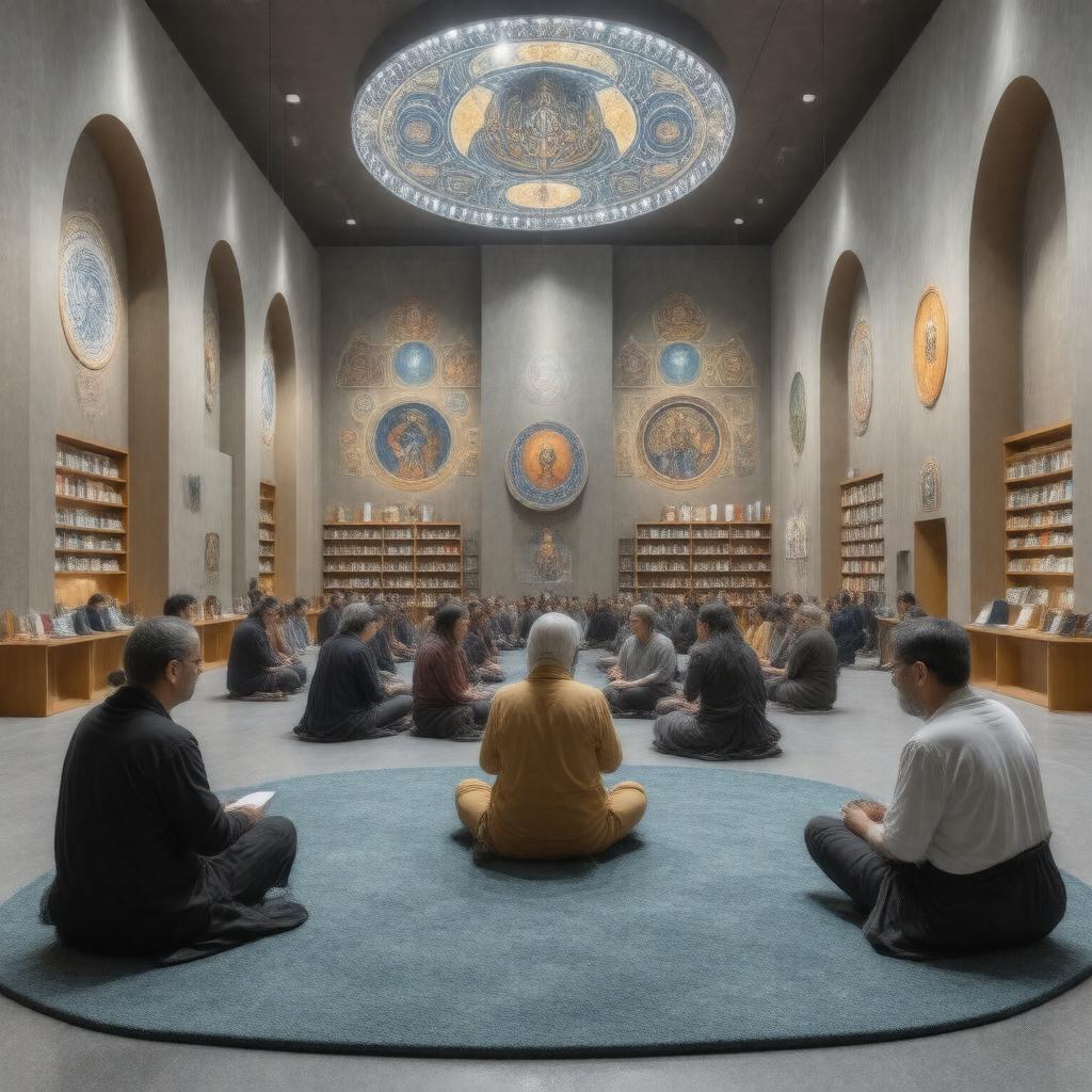 Click to view larger image AI-created image of Interfaith Center