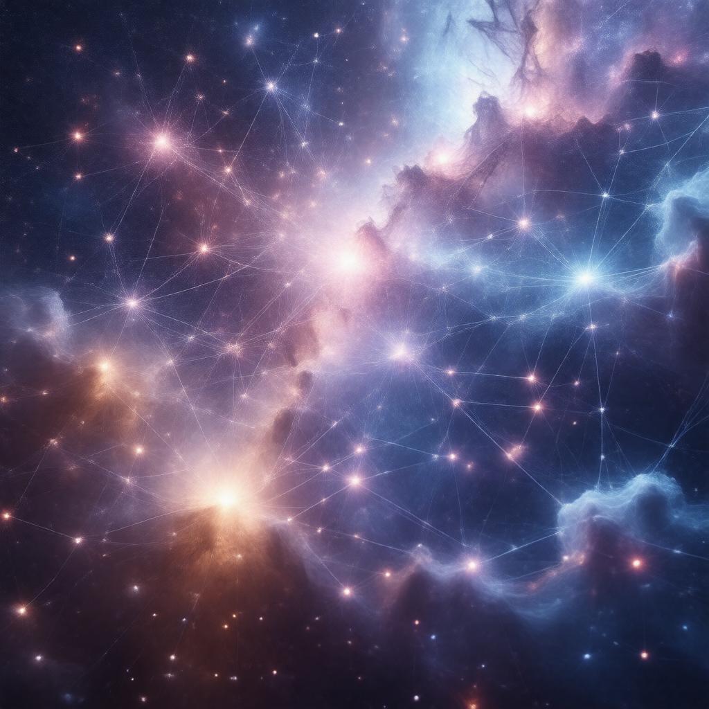 Click to view larger image AI-created image of Intergalactic Computer Network