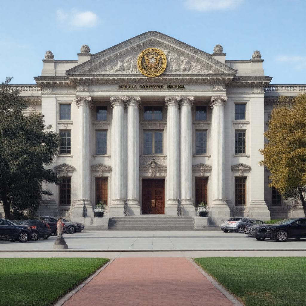 Click to view larger image AI-created image of Internal Revenue Service in 1953